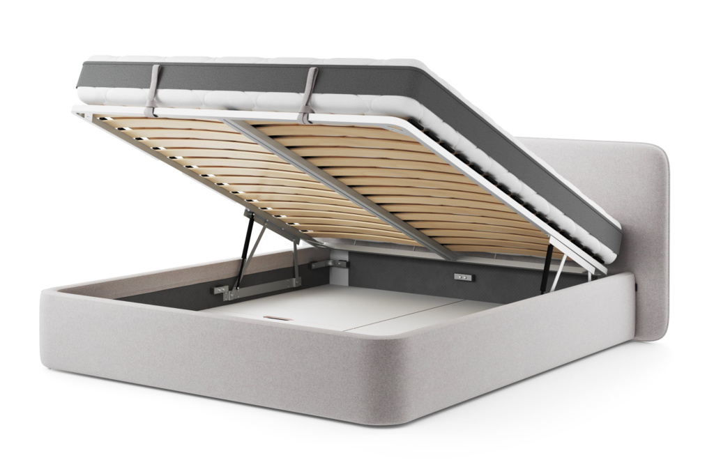 Кровать Барри 180 x 200 в рогожке Jazz с подъемным механизмом . Фото 3