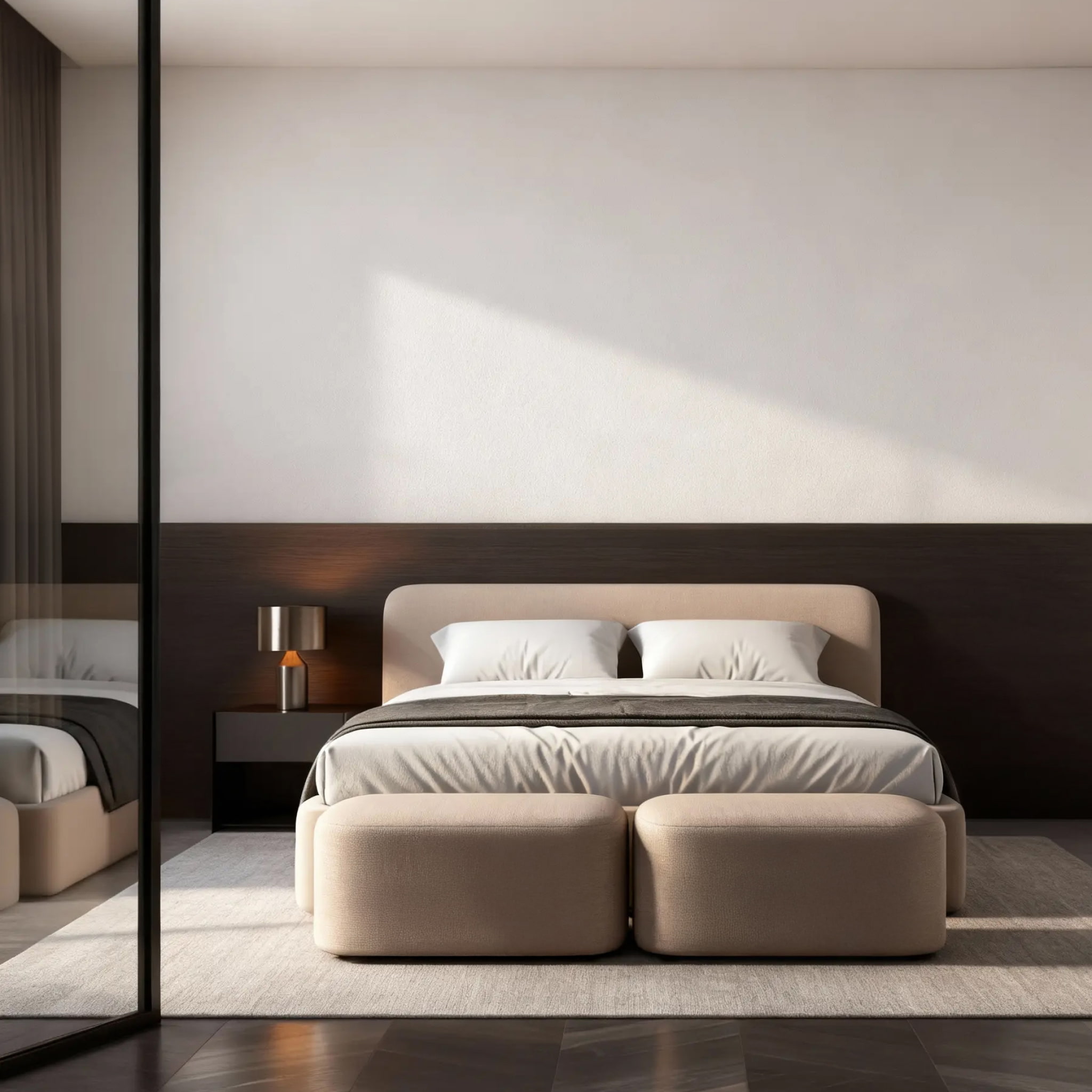 Банкетка Марс в интерьере в обивке: Art Vision Selesta 39. Фото 7