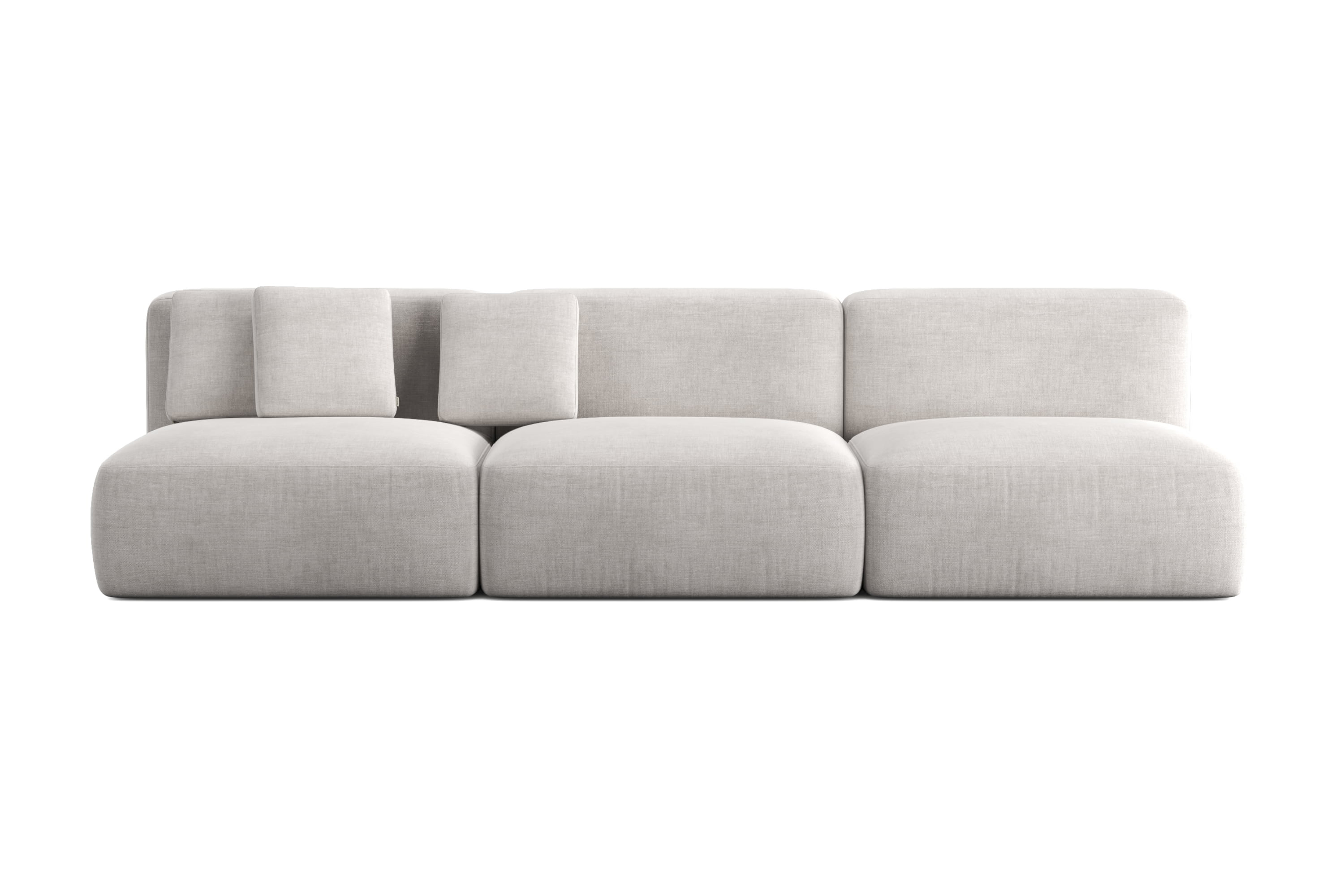 Прямой Диван Кермит двусторонний трехместный  размер 300х185 см. Фото 1