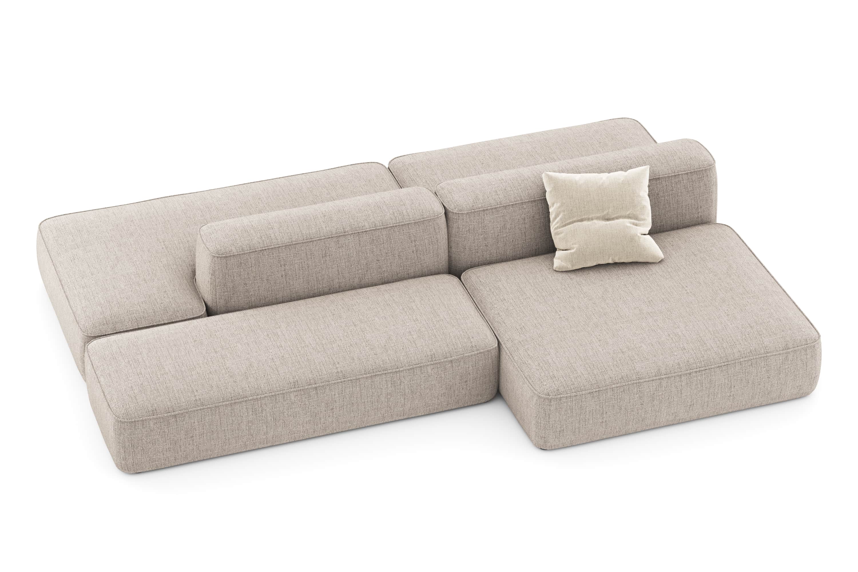 Угловой Диван Леман двусторонний с открытым краем. Фото 4