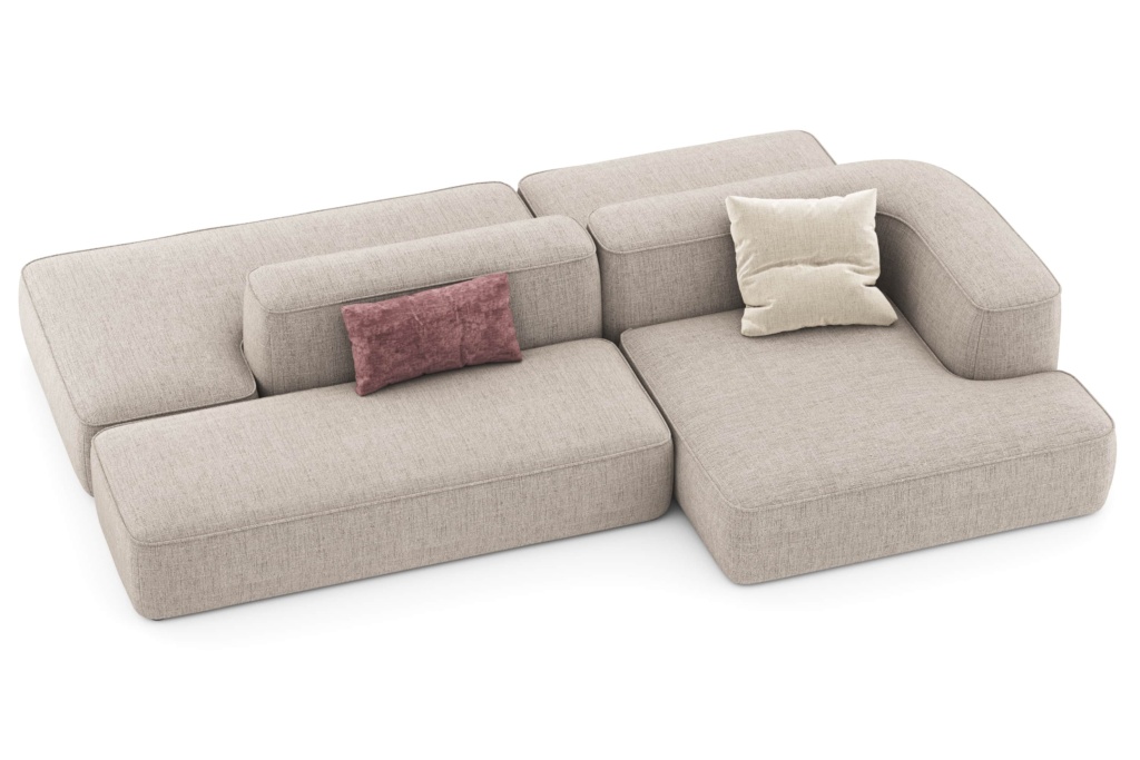 Угловой Диван Леман двусторонний с открытым краем. Фото 9