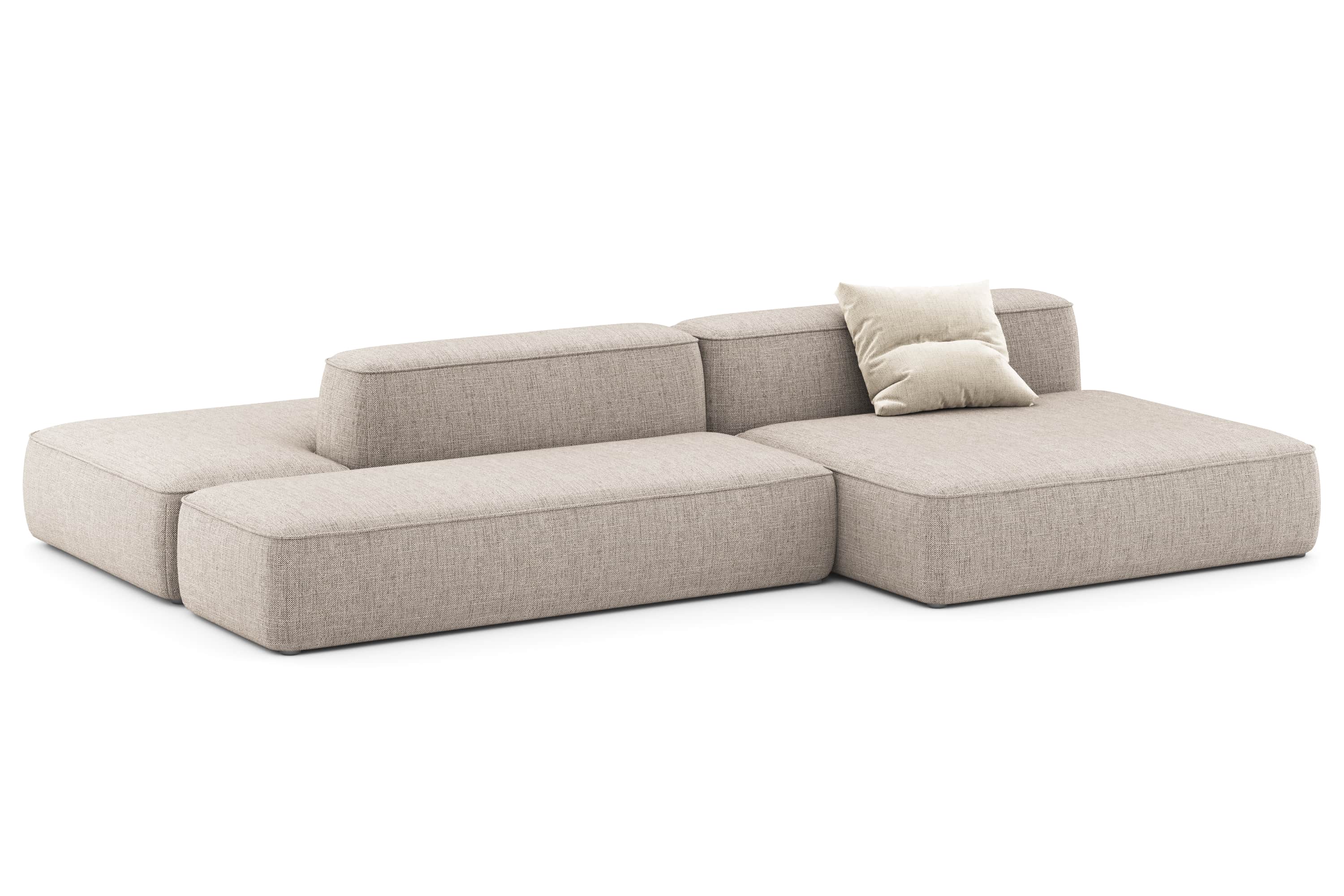 Угловой Диван Леман двусторонний с открытым краем  размер 320х220 см. Фото 2