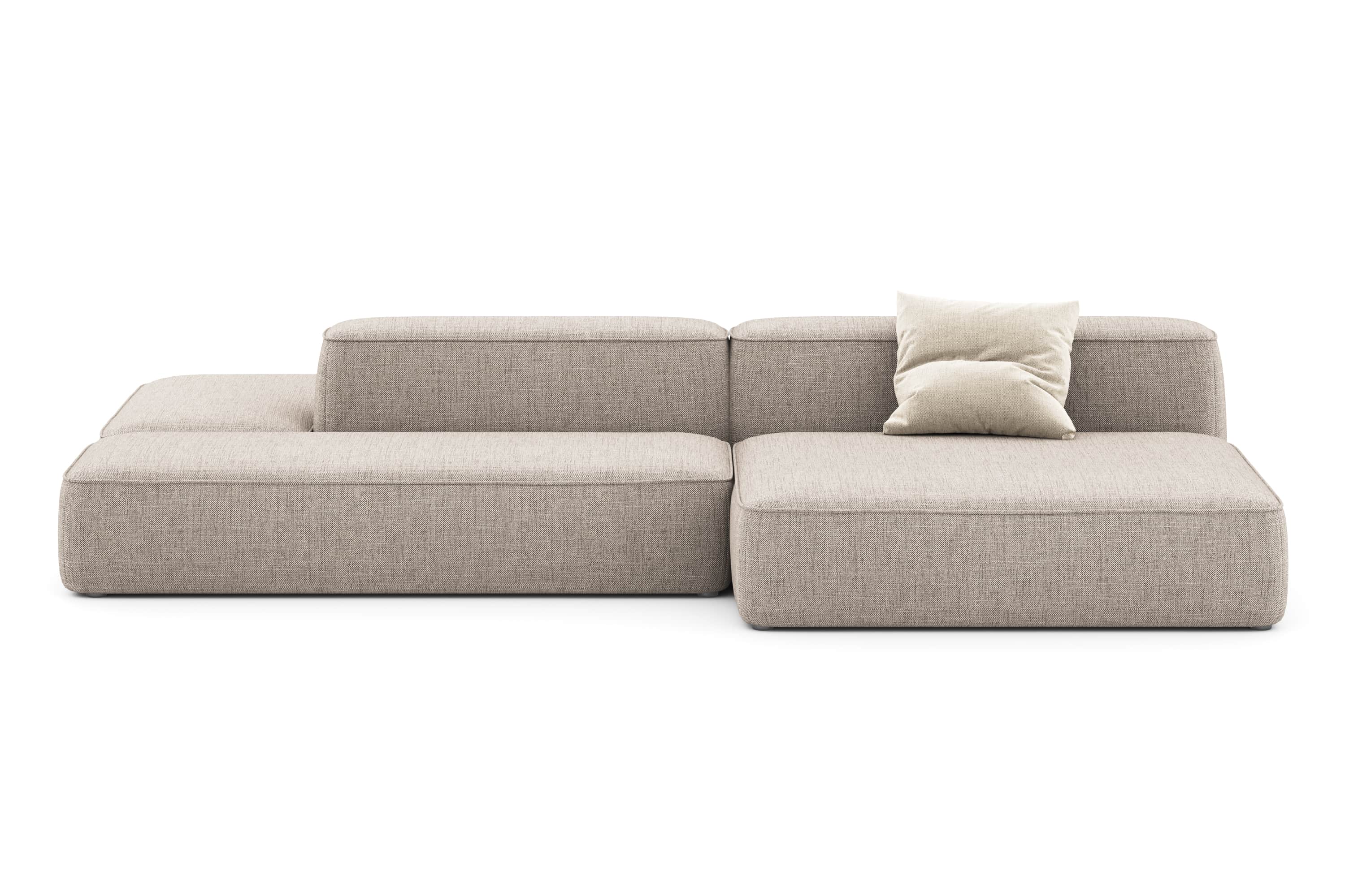 Угловой Диван Леман двусторонний с открытым краем  размер 320х220 см. Фото 1