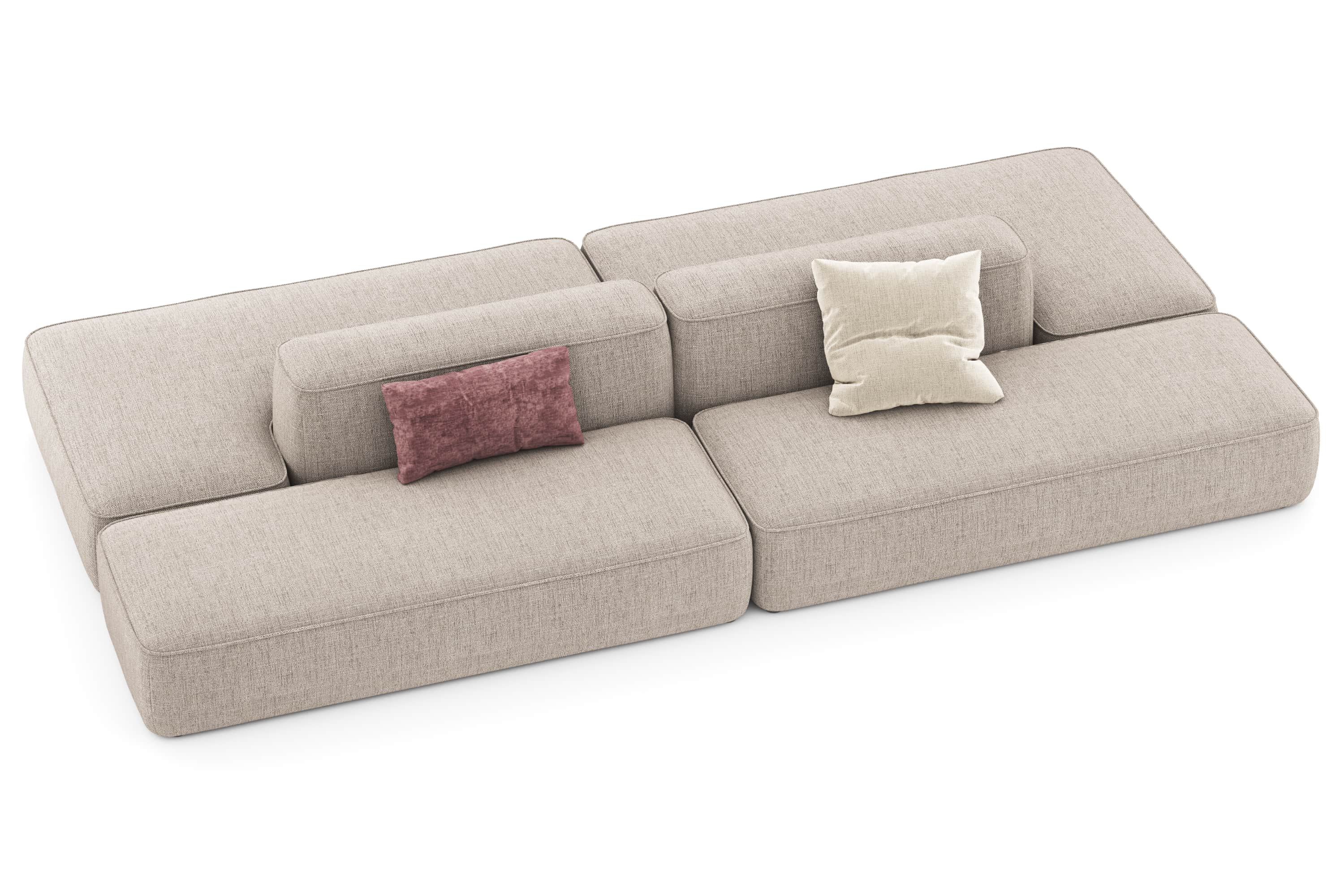 Угловой Диван Леман двусторонний с открытым краем. Фото 10