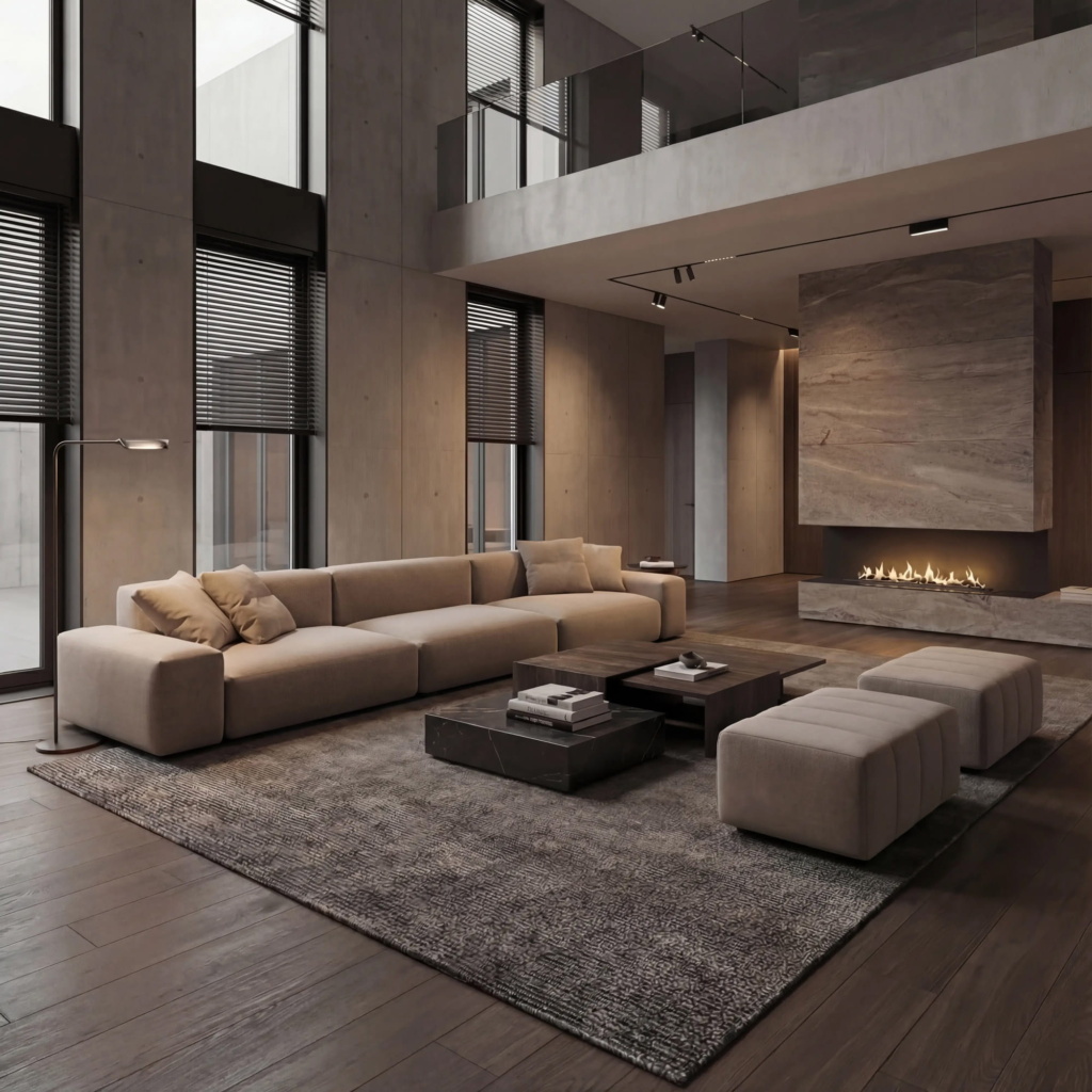 Диван Трэвис в интерьере в обивке: Art Vision Rafael 12. Фото 4