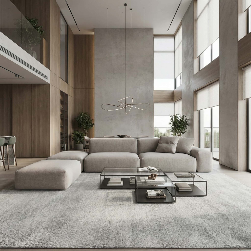 Диван Трэвис в интерьере в обивке: Fancy Fabric Adriana 03. Фото 8