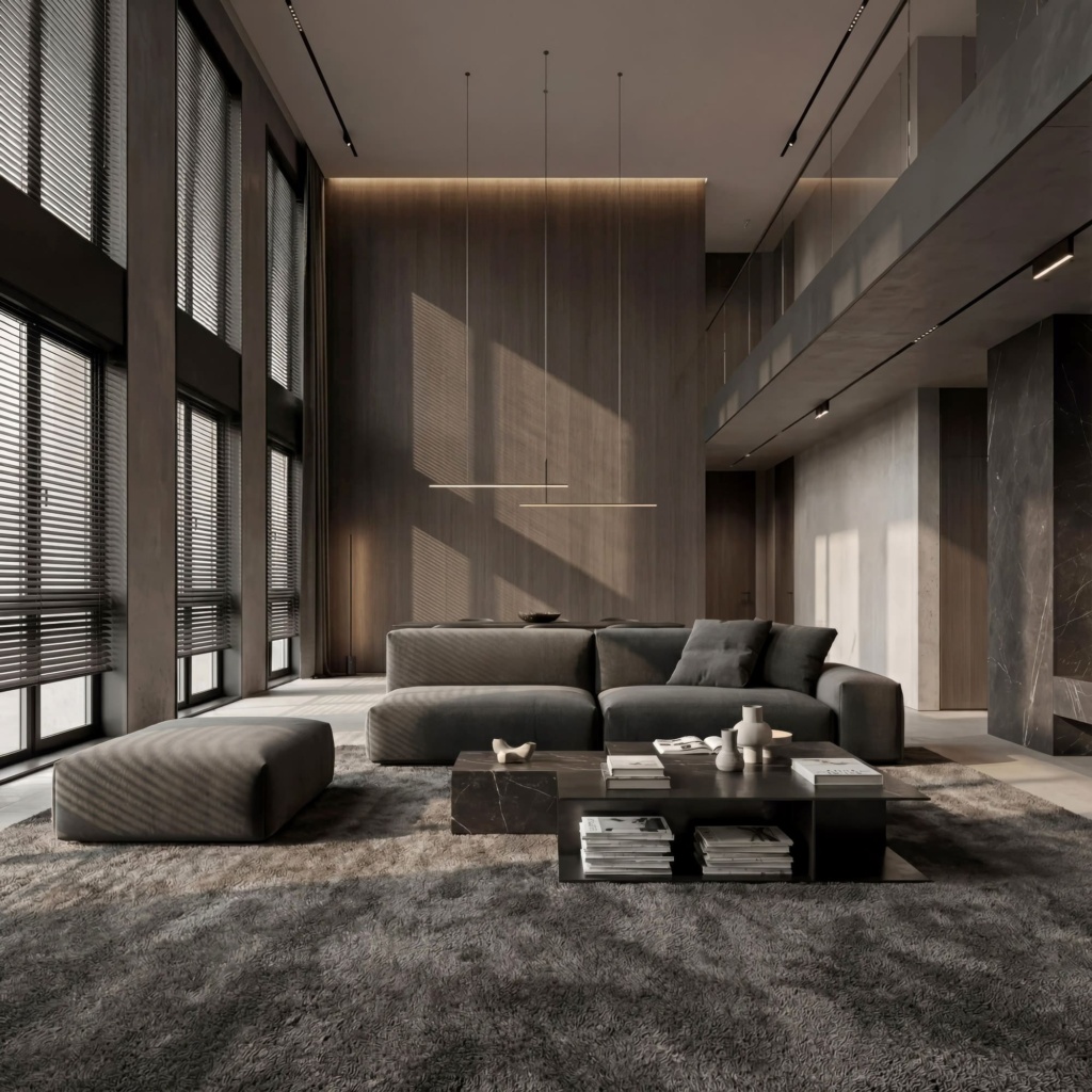 Диван Трэвис в интерьере в обивке: Egida Teddy 020. Фото 1