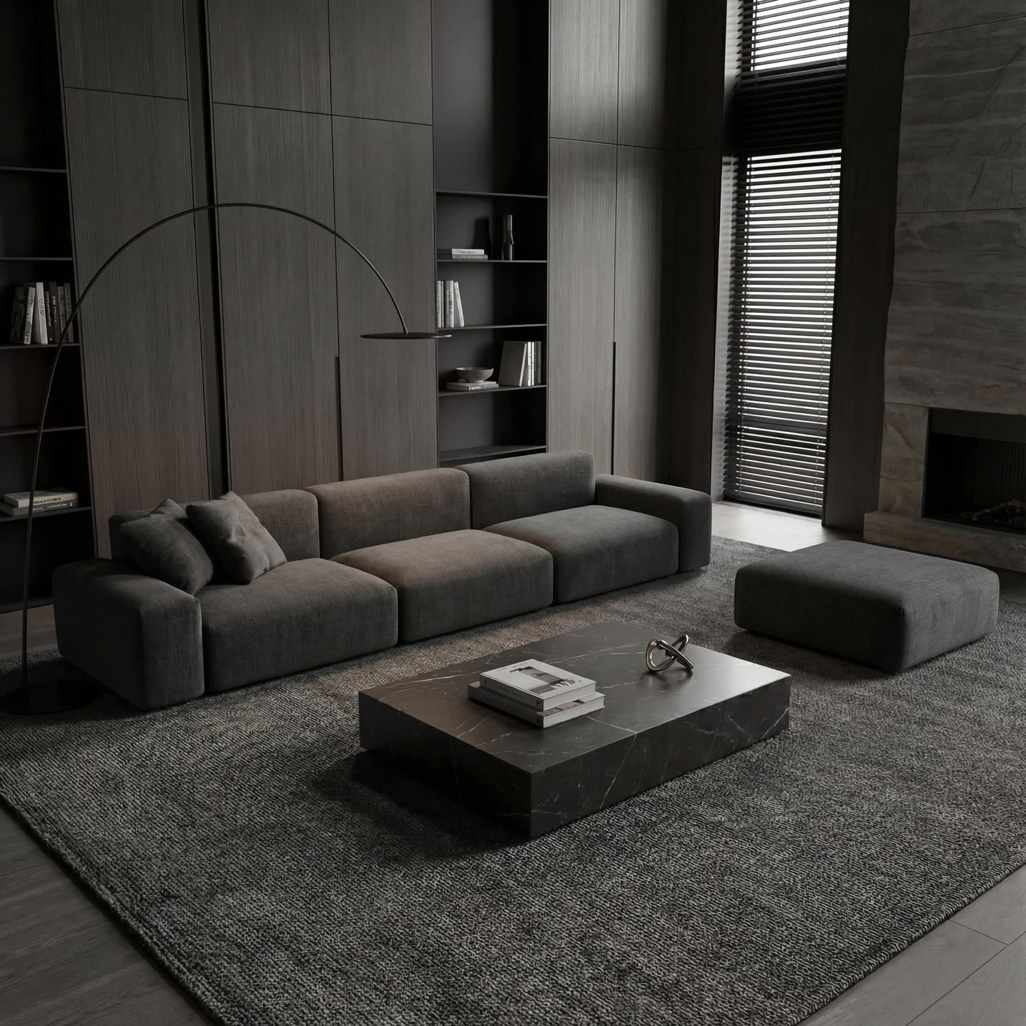 Диван Трэвис в интерьере в обивке: Domiart Marino 30. Фото 7