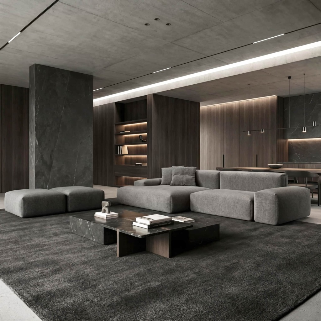 Диван Трэвис в интерьере в обивке: Domiart Marino 28. Фото 5