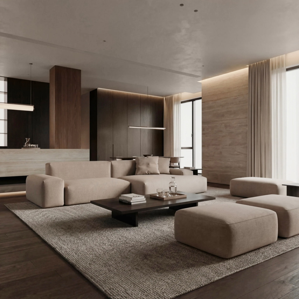 Диван Трэвис в интерьере в обивке: ArtVision Rafael 12. Фото 2