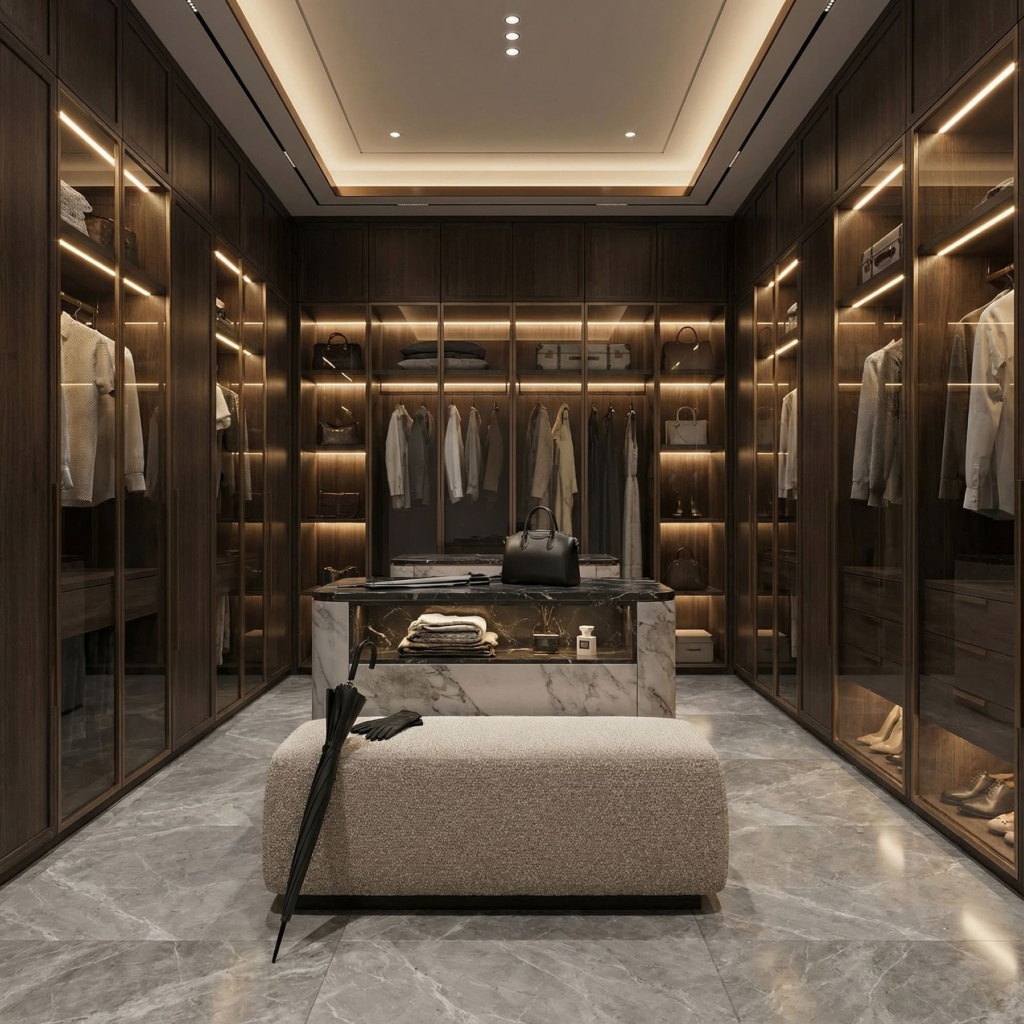 Банкетка Брэд на цоколе в интерьере. Фото 4