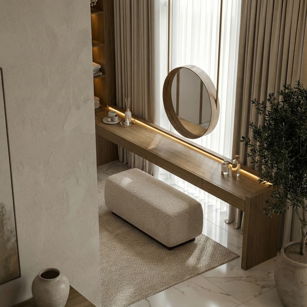 Банкетка Брэд на цоколе в интерьере. Фото 3