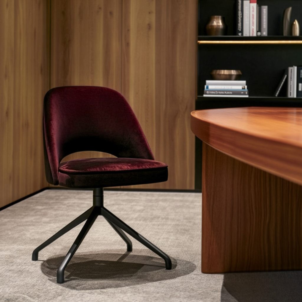 Стул Тайлер Поворотный в интерьере в обивке: Art Vision Paddington 10. Фото 6