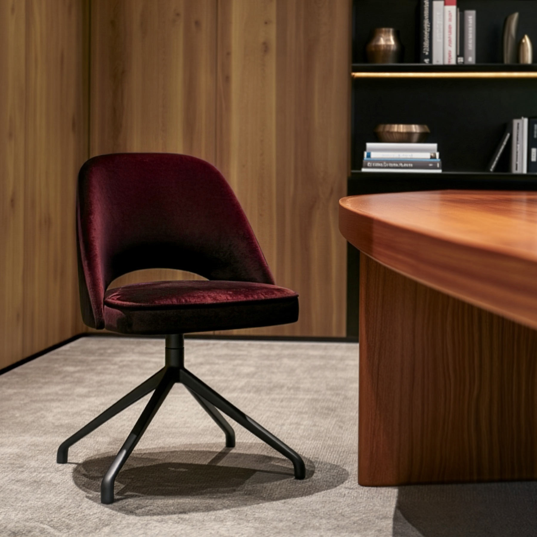 Стул Тайлер Поворотный в интерьере в обивке: Art Vision Paddington 10. Фото 6