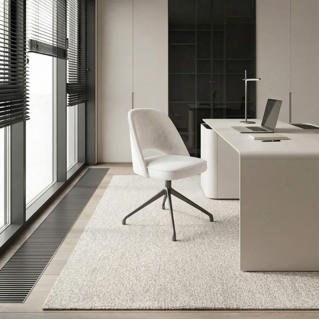 Стул Тайлер Поворотный в интерьере в обивке: Egida Teddy 302. Фото 5