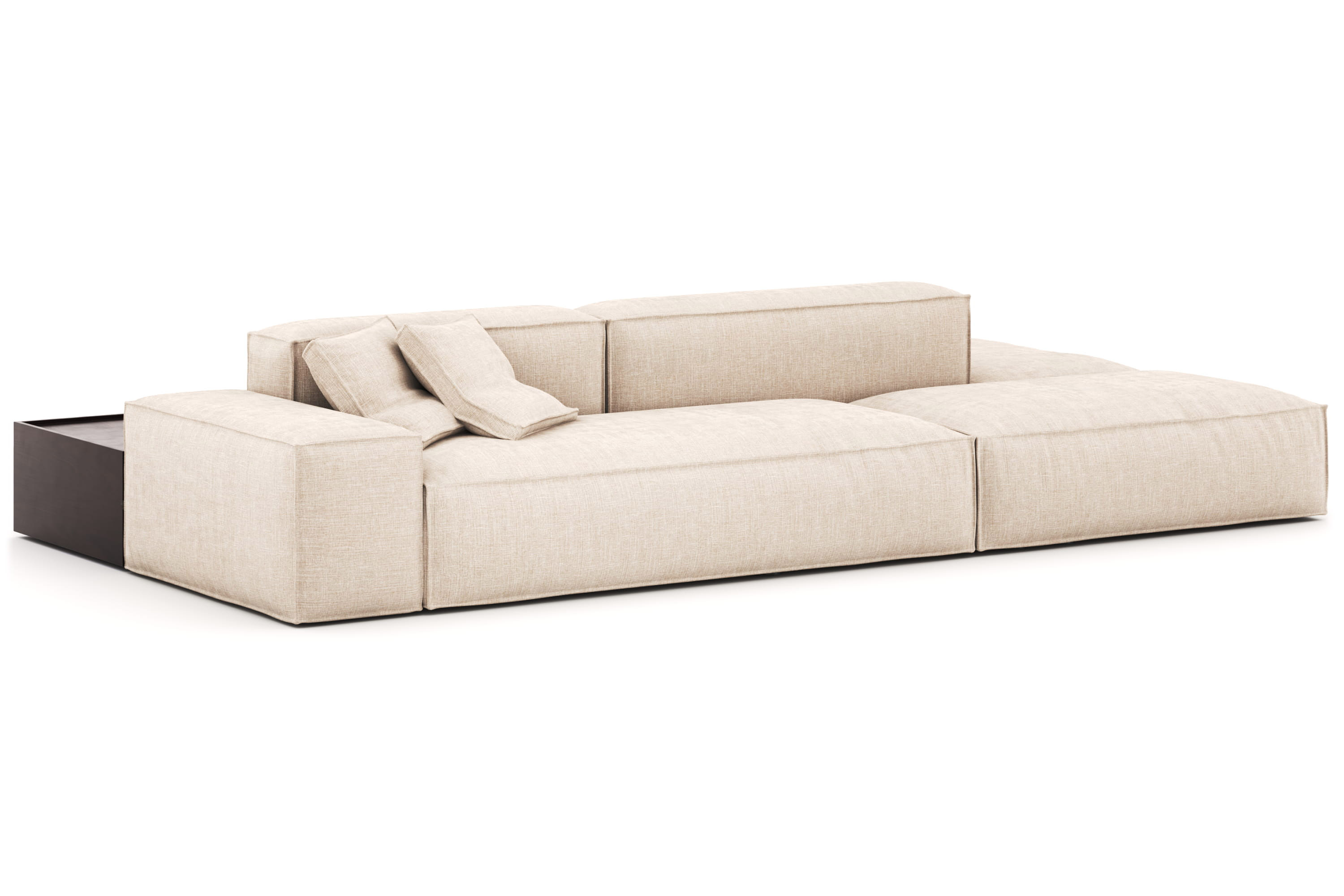 Прямой Диван Дэвис двусторонний двухместный  размер 395x184 см. Фото 2