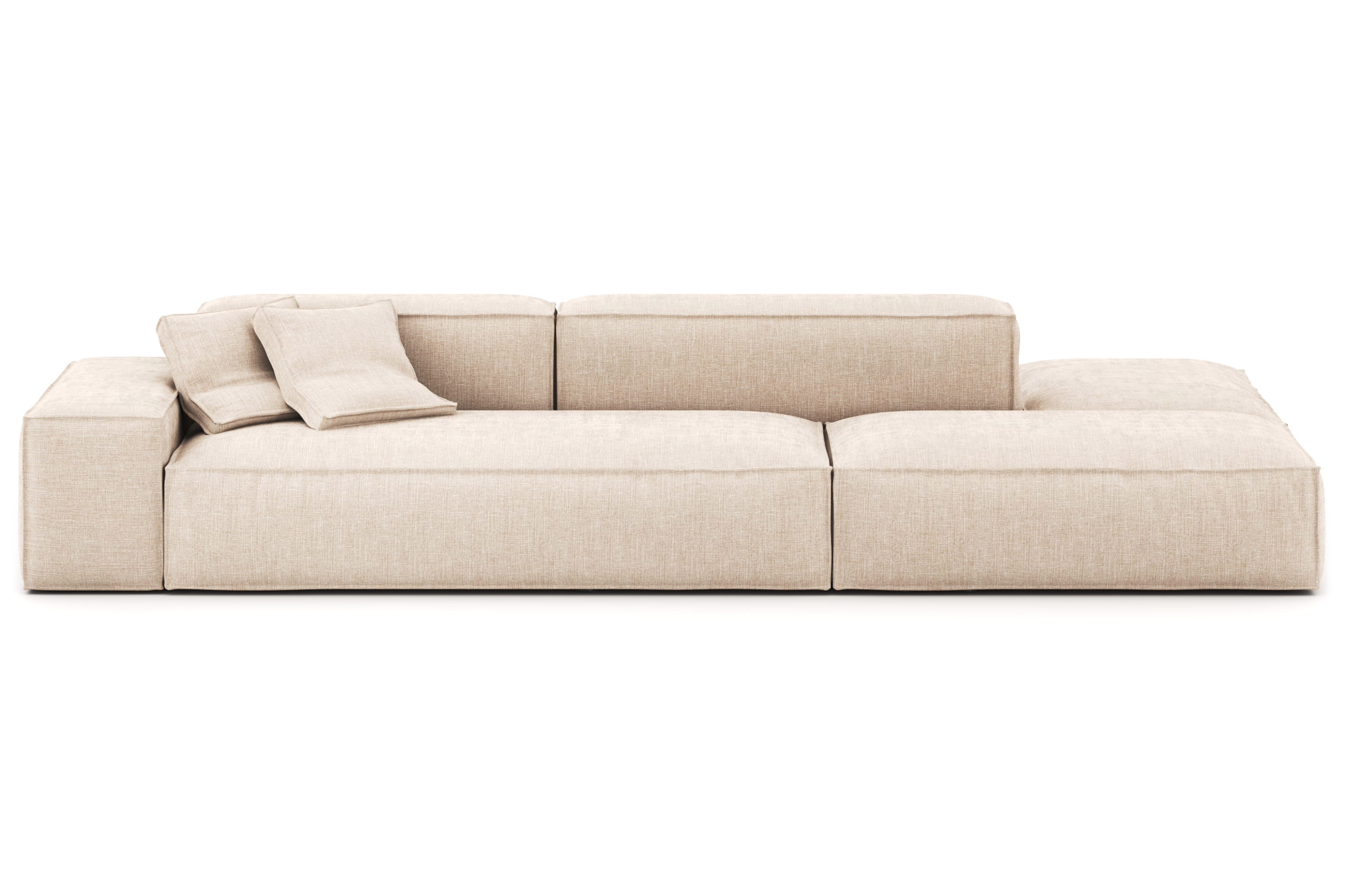 Прямой Диван Дэвис двусторонний двухместный  размер 395x184 см. Фото 1