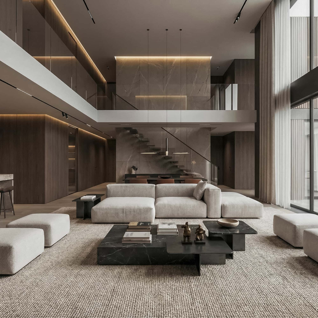 Диван Трэвис двусторонний в интерьере в обивке: ArtVision Rafael 01. Фото 5