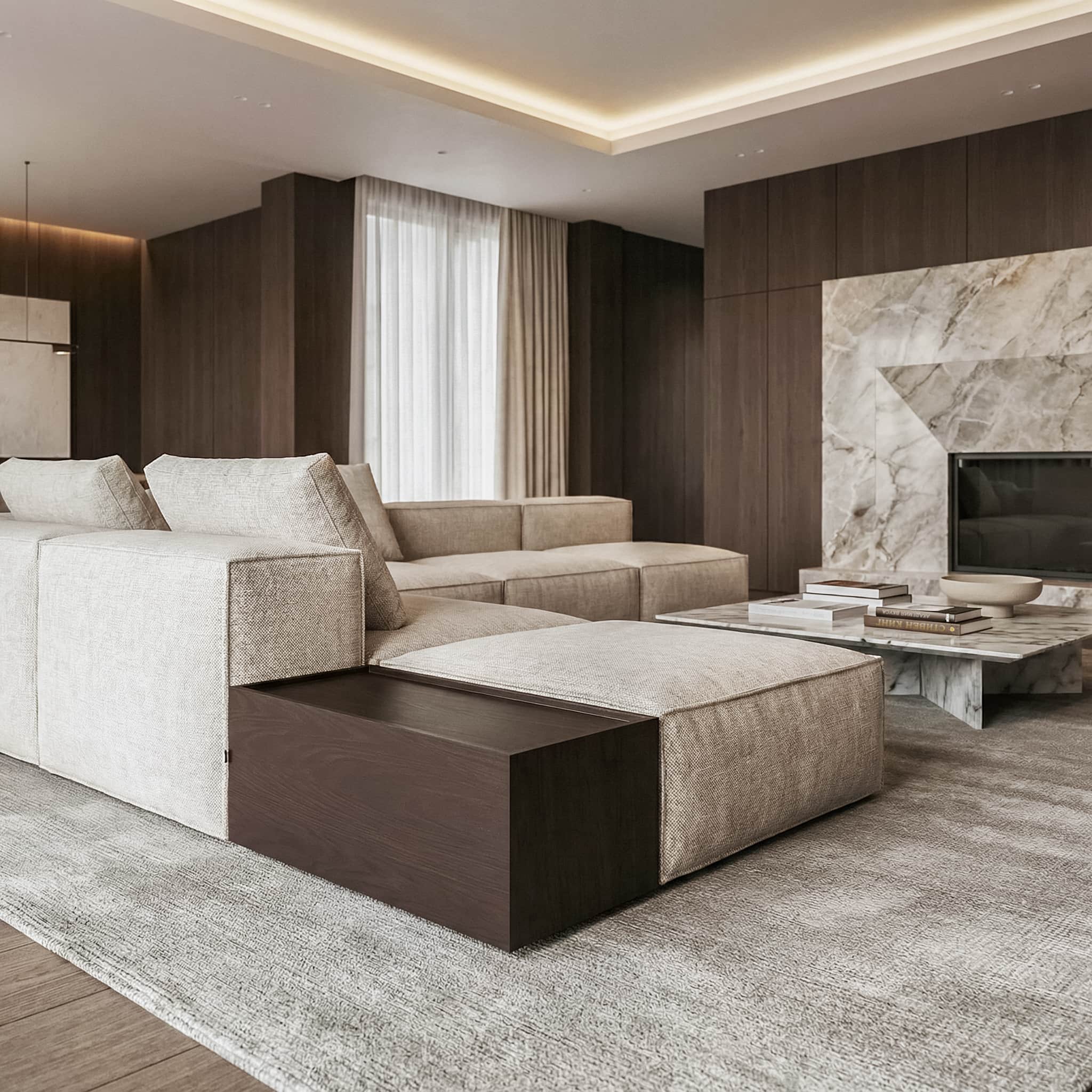 Столик Дэвис придиванный в интерьере. Фото 7