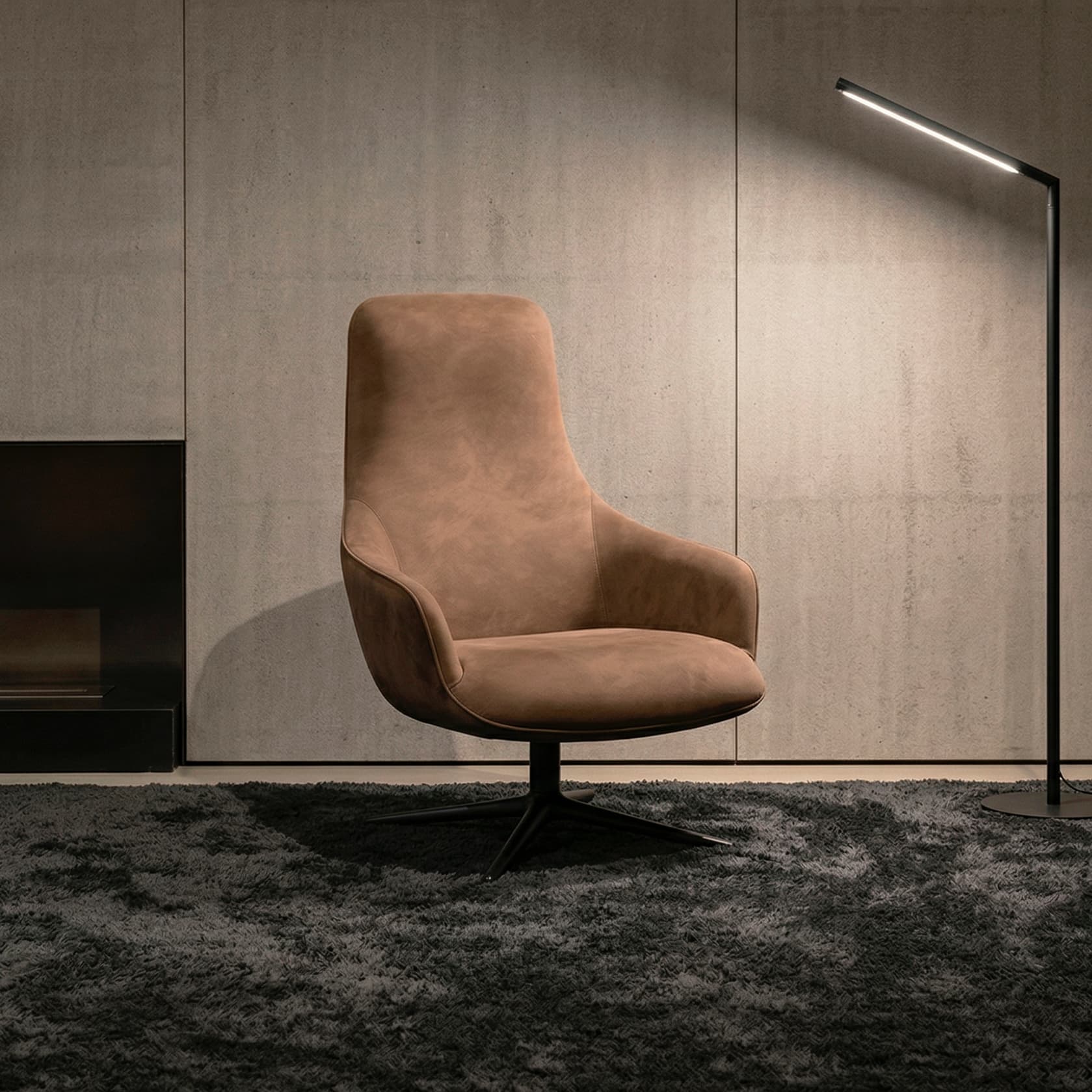 Кресло Стинг в интерьере в обивке: TextileData Club 4. Фото 1