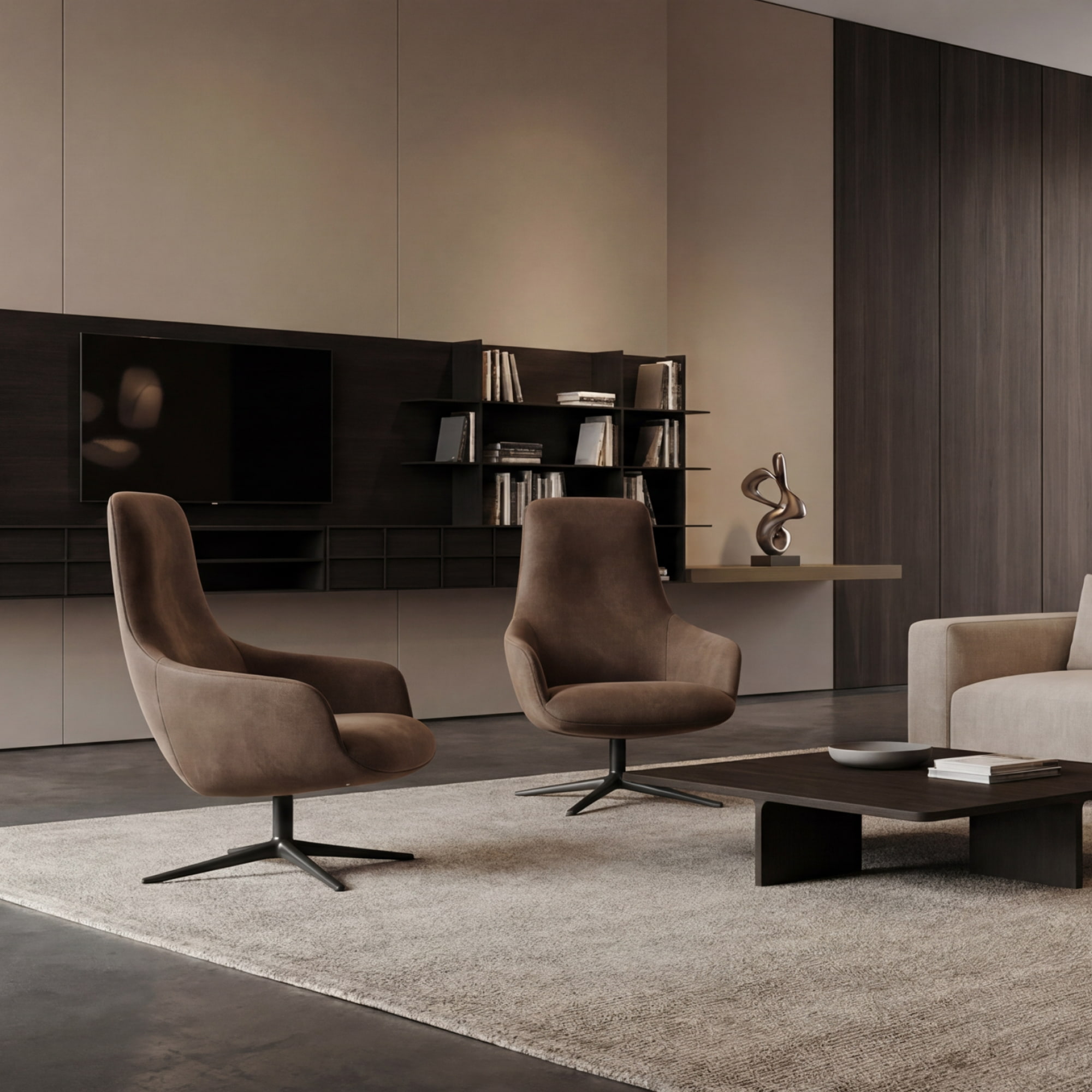 Кресло Стинг в интерьере в обивке: TextileData Club 4. Фото 2