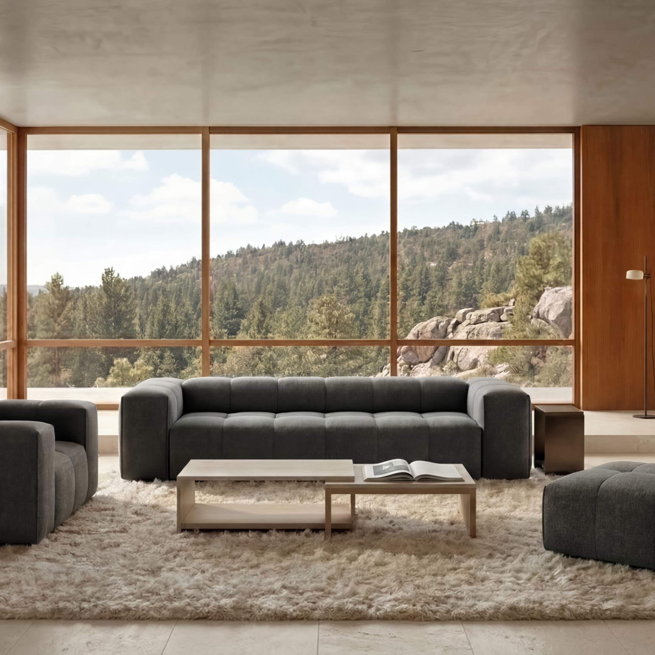 Диван Риттер в интерьере в обивке: Domiart Marino 30. Фото 3